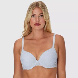 Maidenform Women’s Underwire Bra Custom Lift Lace 36B Salty Pepper Gray NWT